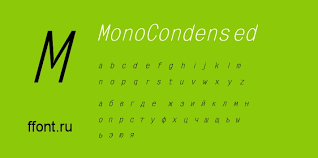 Font Mono Condensed
